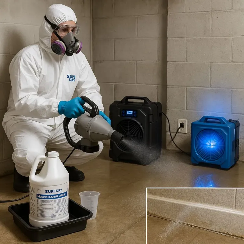 Sanitization and Odor Removal process in Chuluota, FL